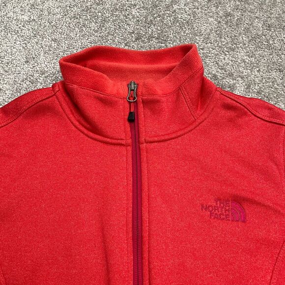 The North Face Agave Full Zip Jacket Womens Small Red Full Zip Outdoor Hiking - Picture 9 of 15